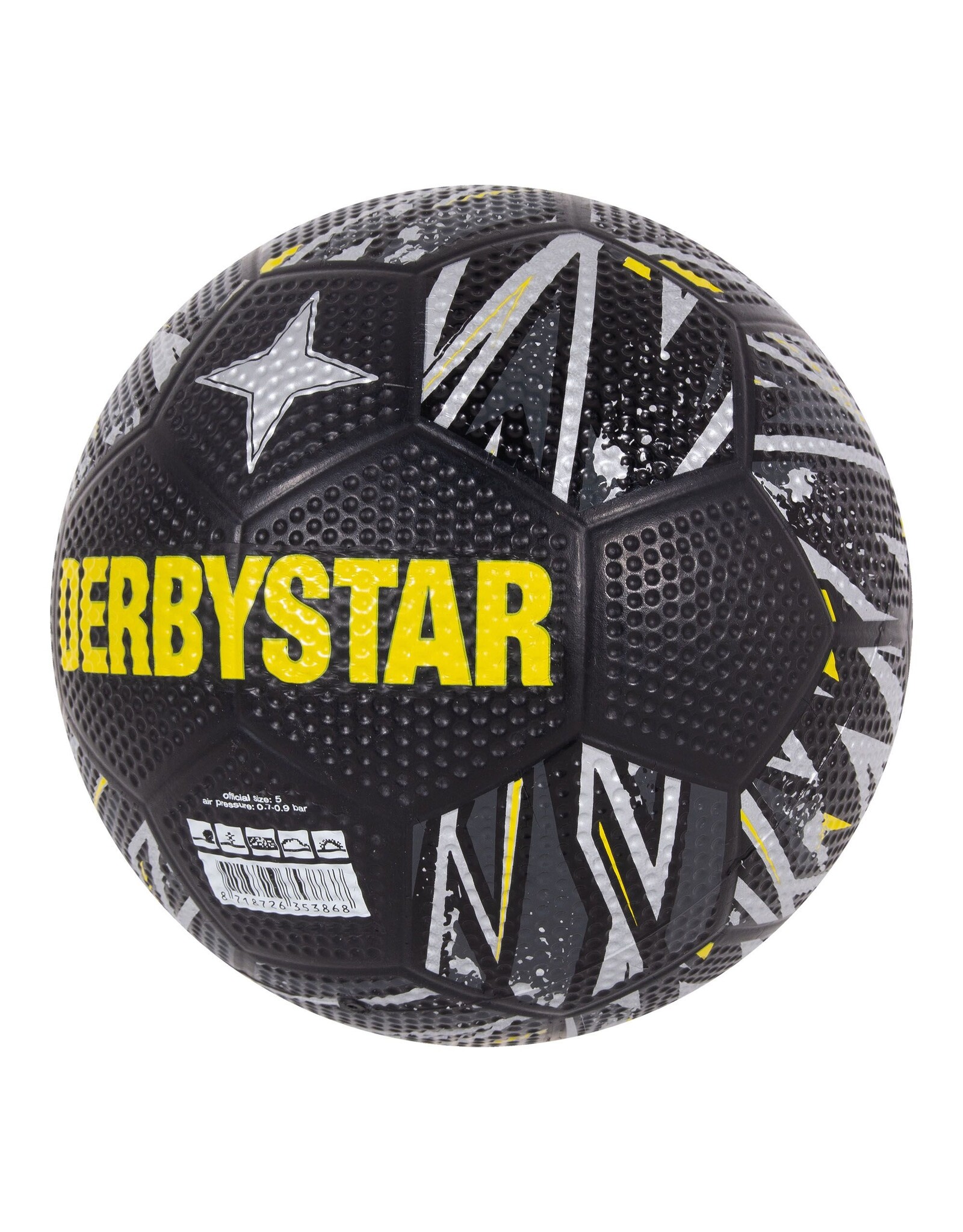 Derbystar Streetball-Black-Silver-Grey
