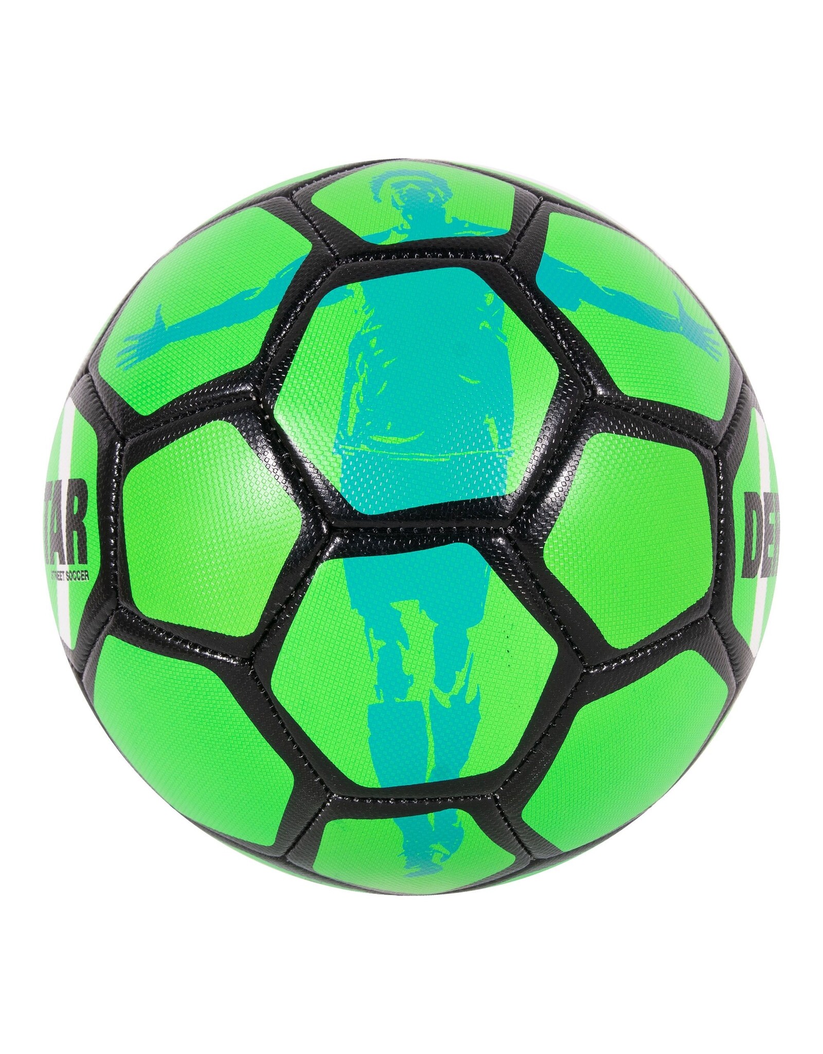 Derbystar Street Soccer Ball-Green-Royal