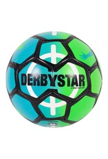 Derbystar Street Soccer Ball-Green-Royal