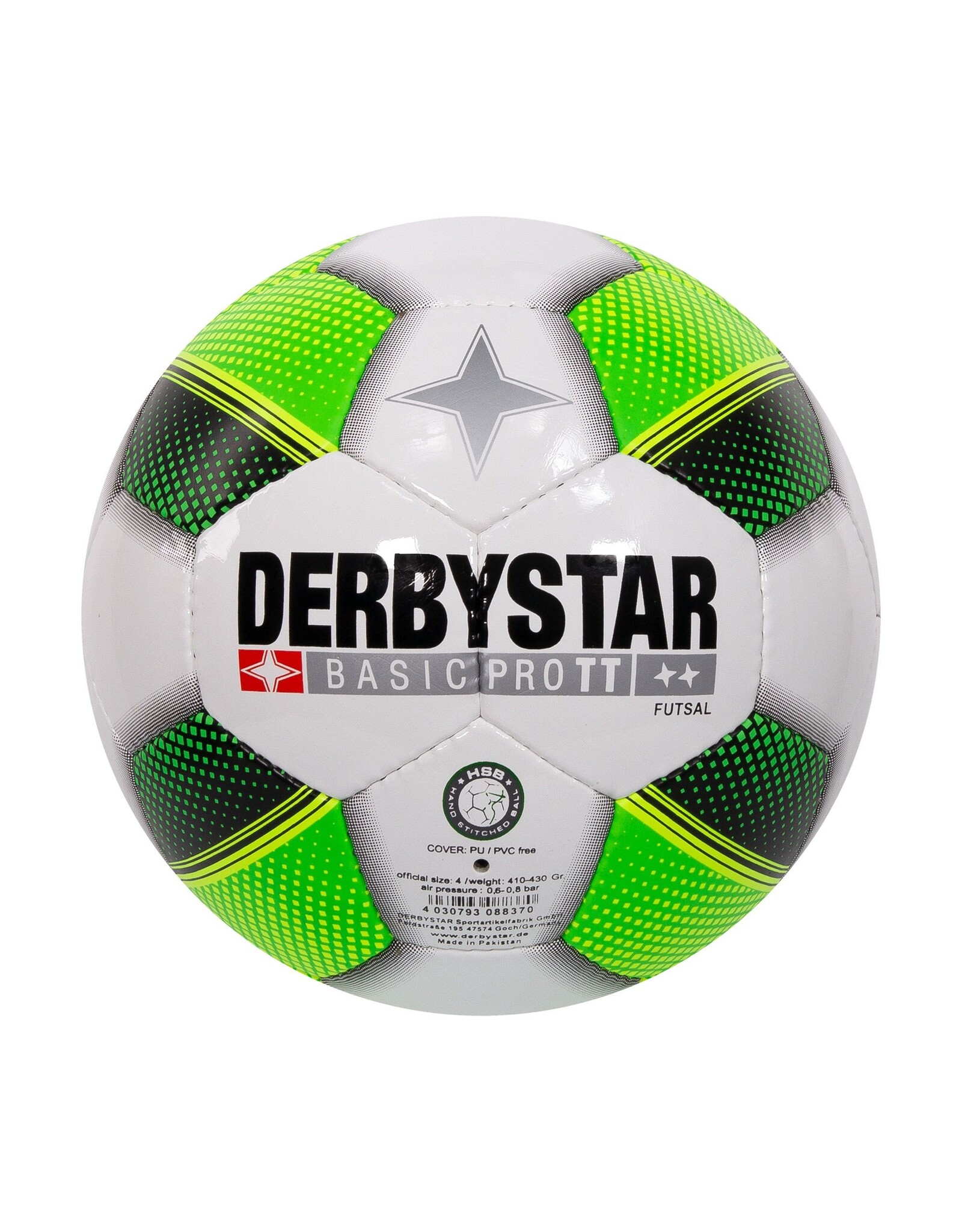 Derbystar Futsal Basic Pro TT-White-Green