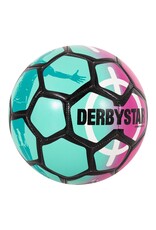 Derbystar Street Soccer Ball-Mint-Pink-Black