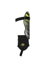 Stanno Liga IV Shin Guards-Black-Neon Yellow