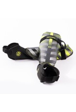 Stanno Liga IV Shin Guards-Black-Neon Yellow