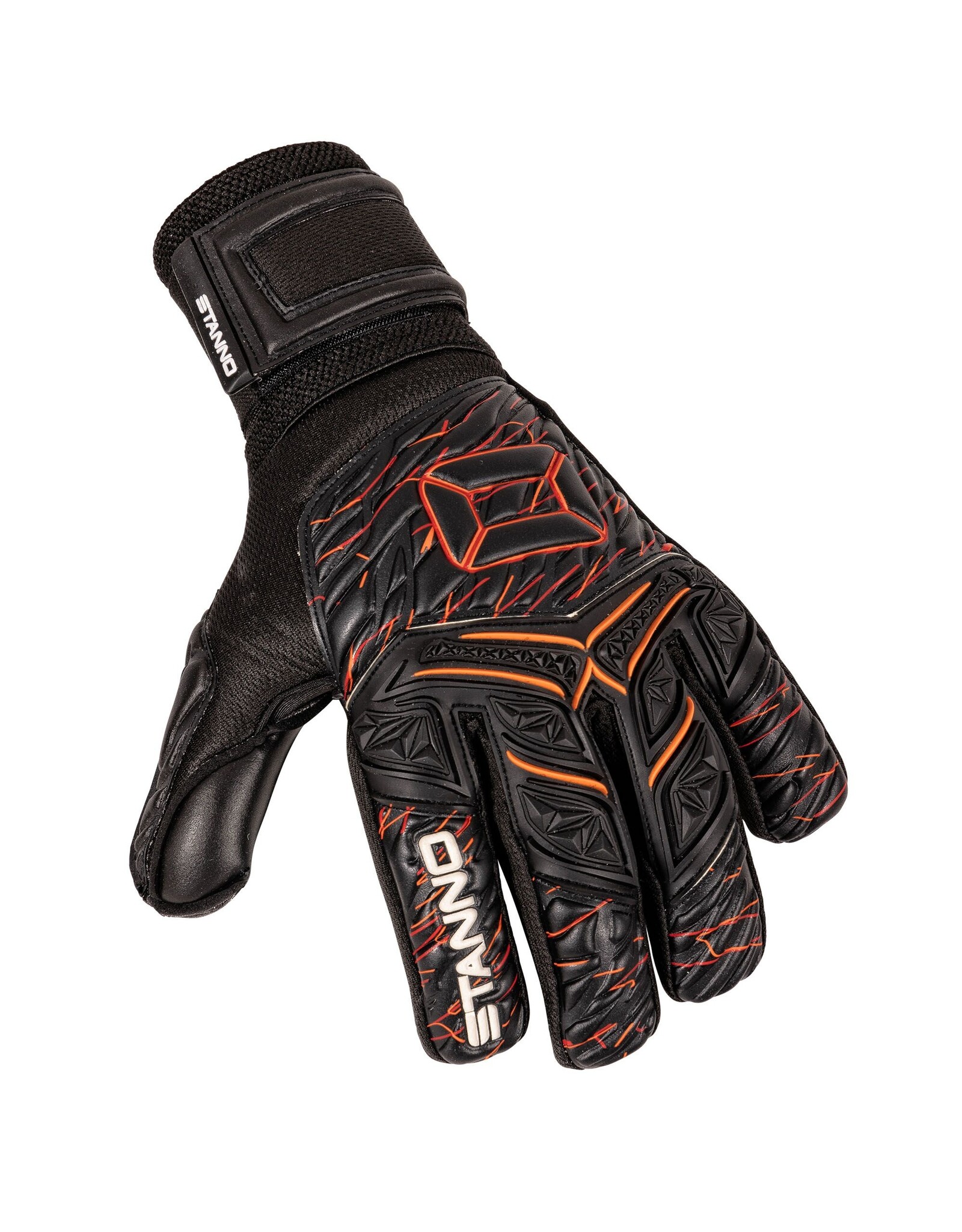 Stanno Volare Match Goalkeeper Gloves II-Black-Grey-Orange