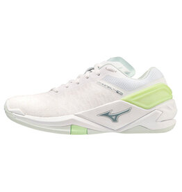 Mizuno WAVE STEALTH NEO-Dames-Whte/GRidge/PatinaGreen