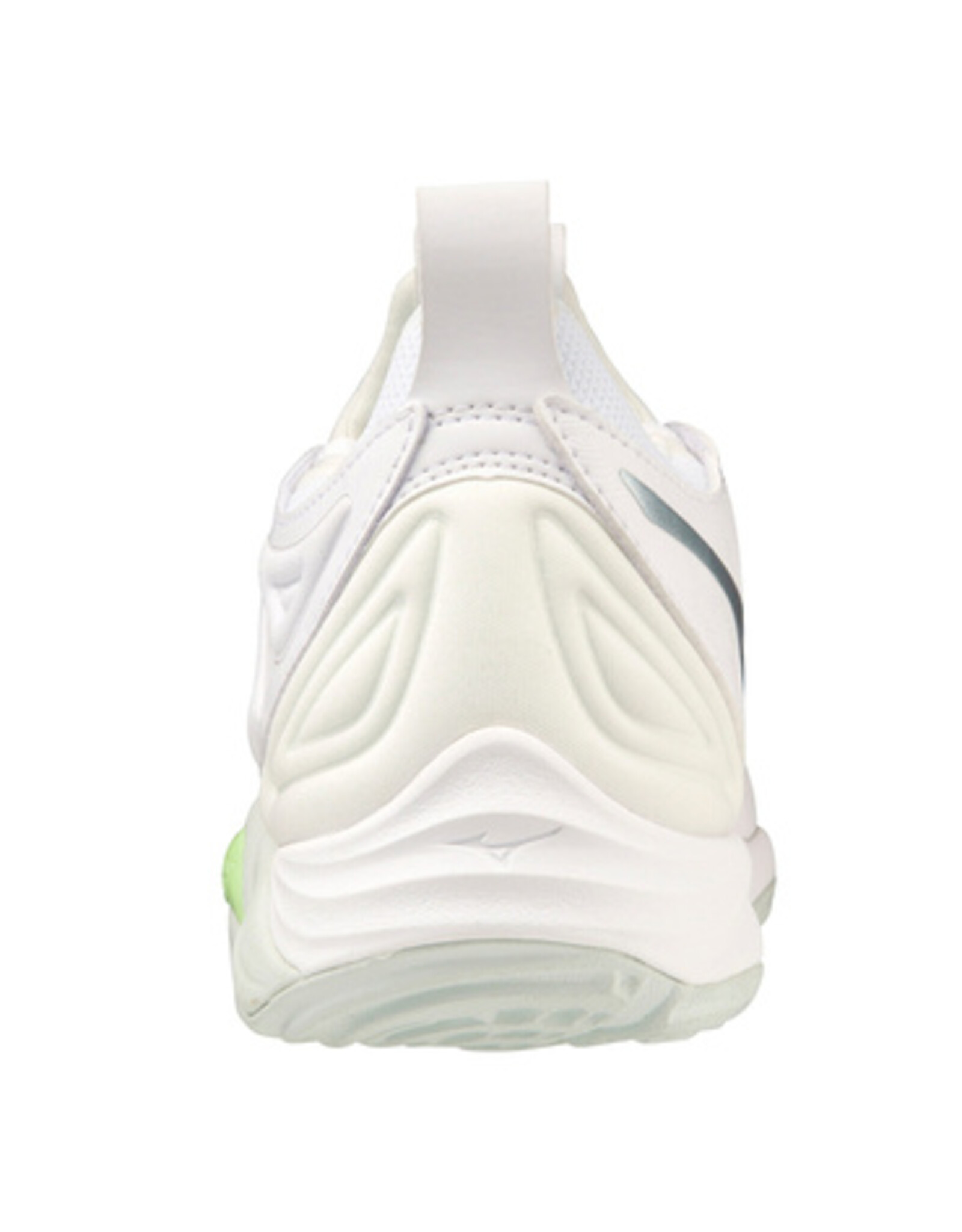 Mizuno WAVE MOMENTUM 3-Dames-White/GRidge/PatinaGreen