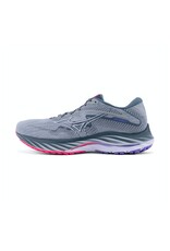 Mizuno WAVE RIDER 27-Dames-PBlue/White/H-VPink