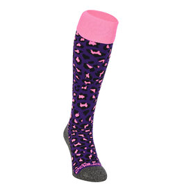 Brabo BC8450C Socks Cheetah Purple-Purple