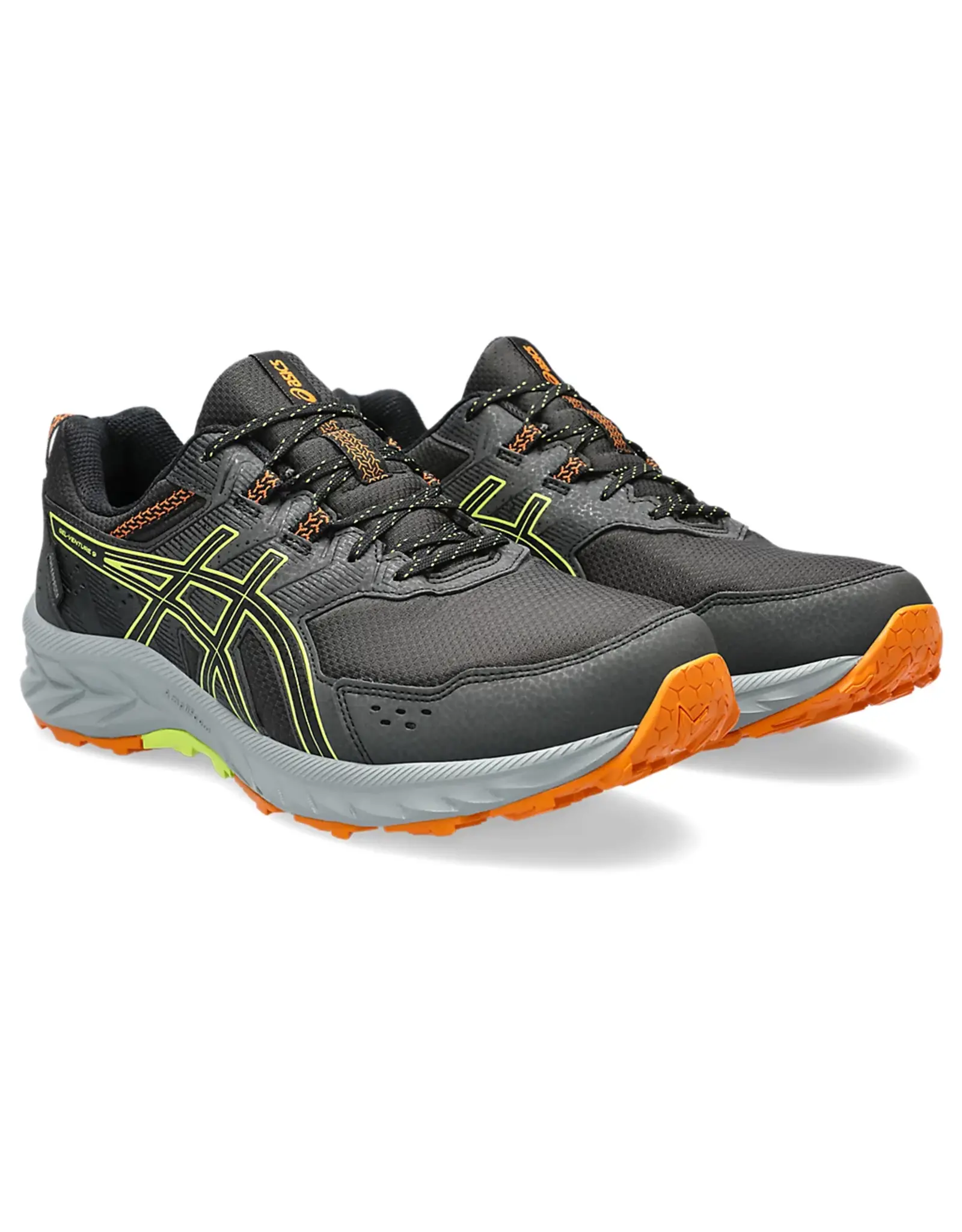 Asics GEL-VENTURE 9 WATERPROOF-Heren-GRAPHITE GREY/NEON LIME