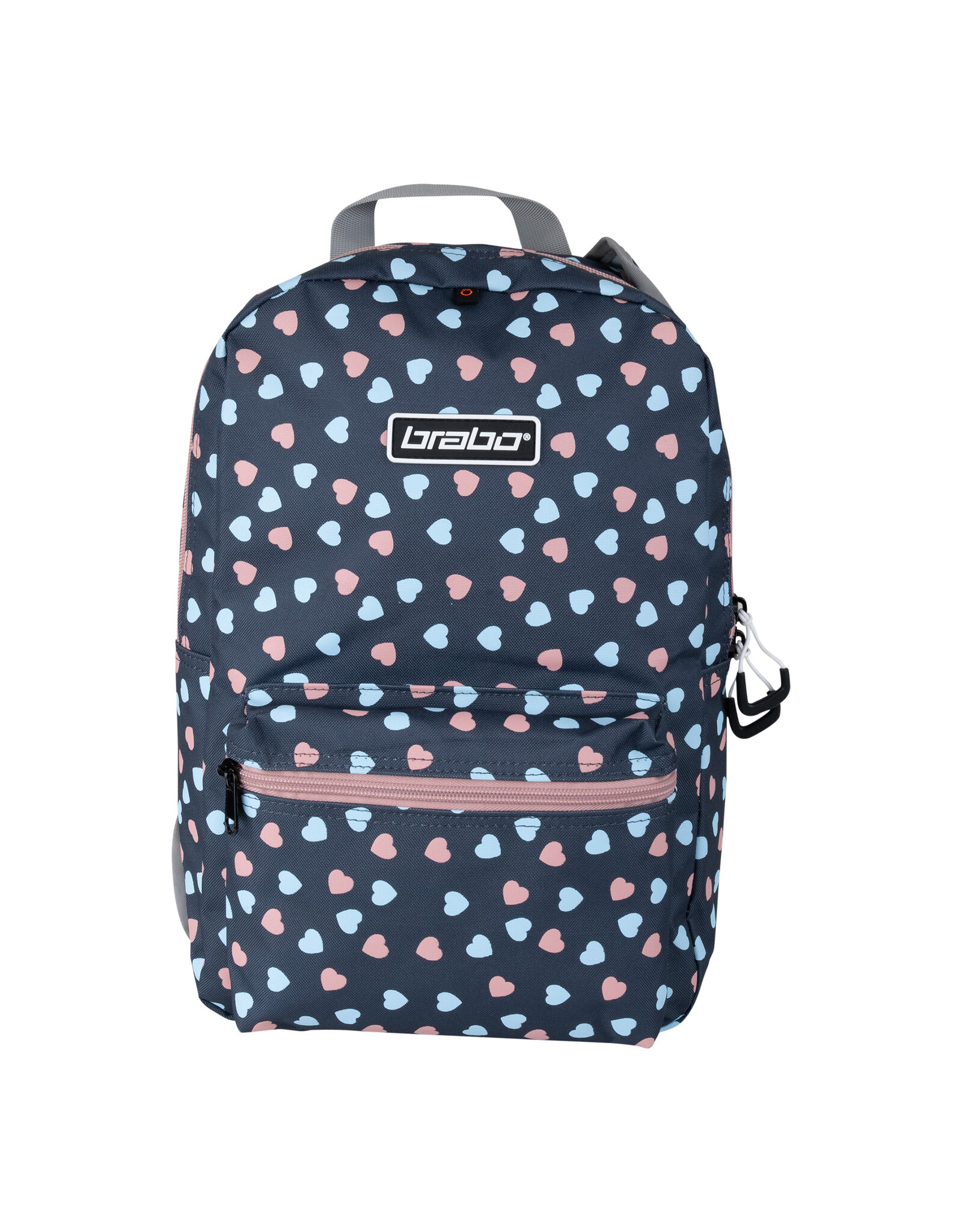 Brabo BB5200 Backpack Storm Hearts St Gr/Pi-Grey/Pink