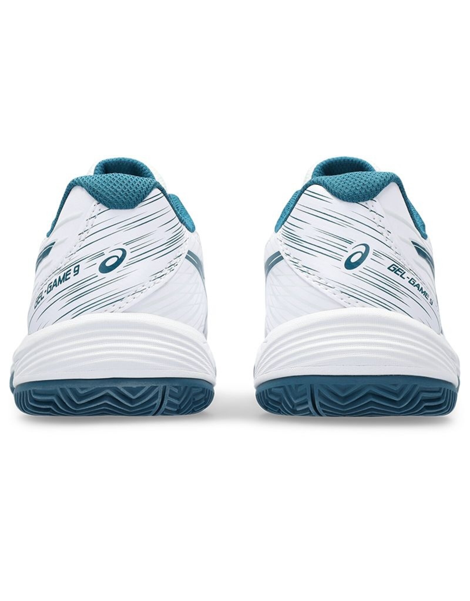 Asics GEL-GAME 9 GS CLAY/OC-Kinderen-WHITE/RESTFUL TEAL