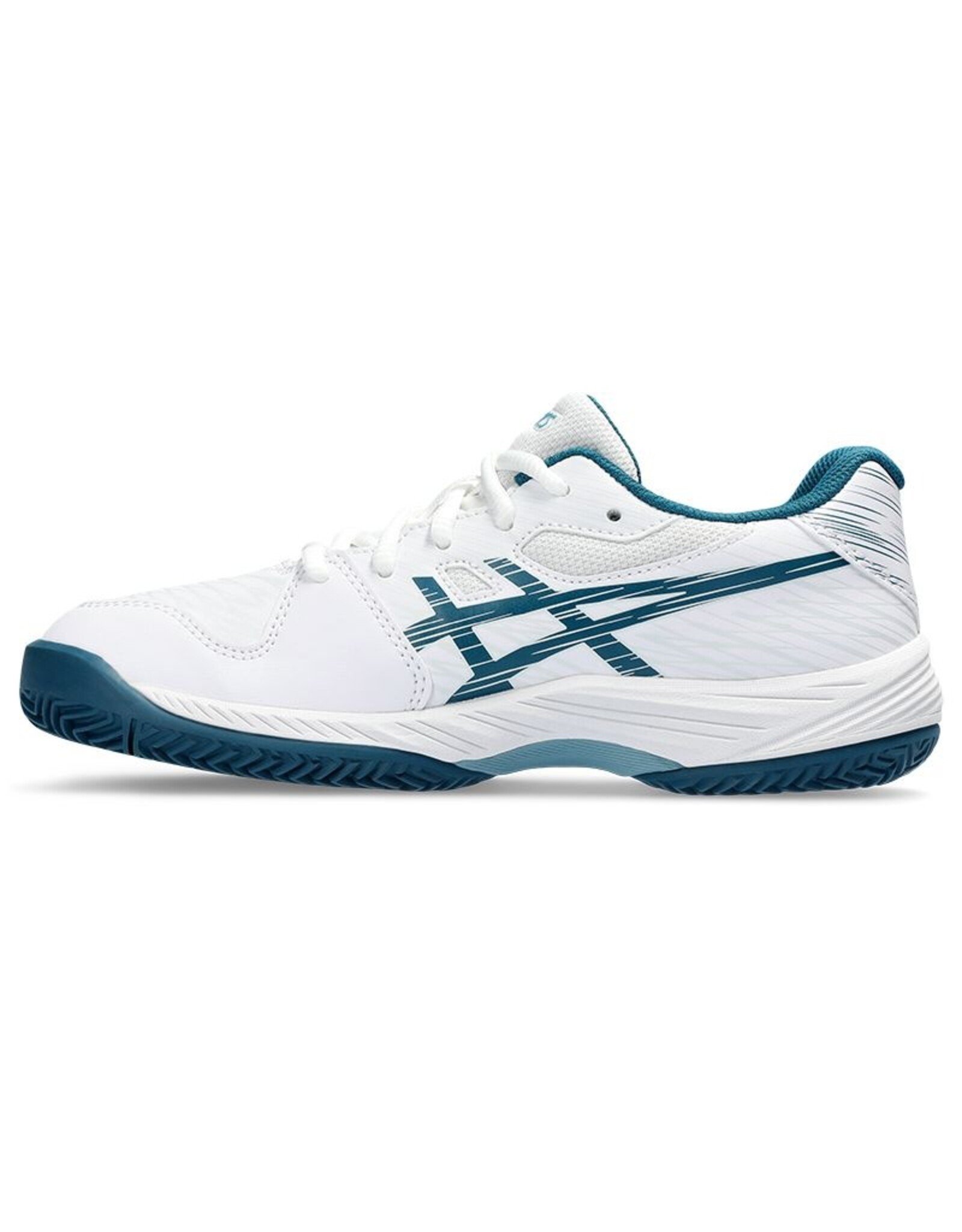 Asics GEL-GAME 9 GS CLAY/OC-Kinderen-WHITE/RESTFUL TEAL