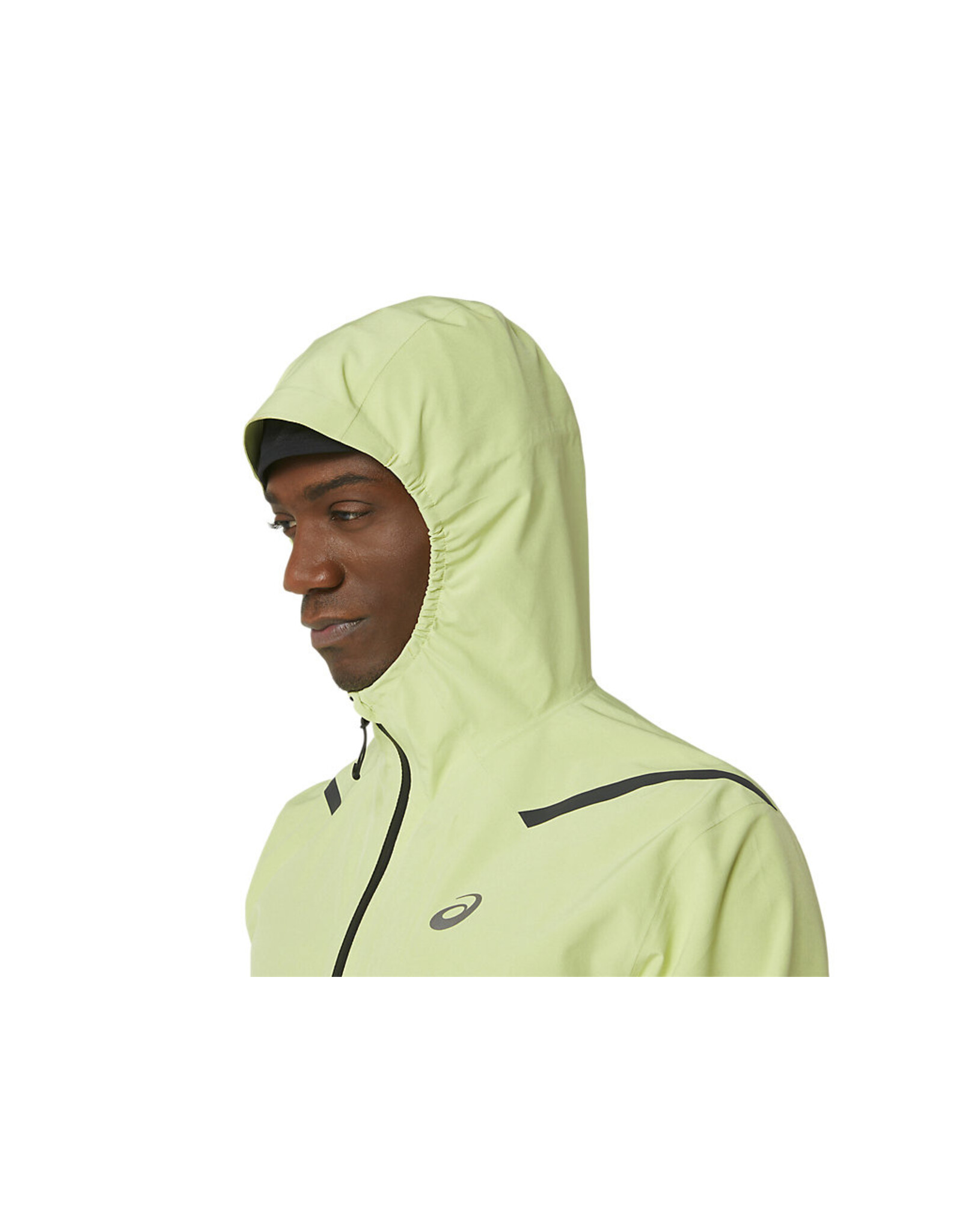 Asics ACCELERATE WATERPROOF 2.0 JACKET-Heren-GLOW YELLOW