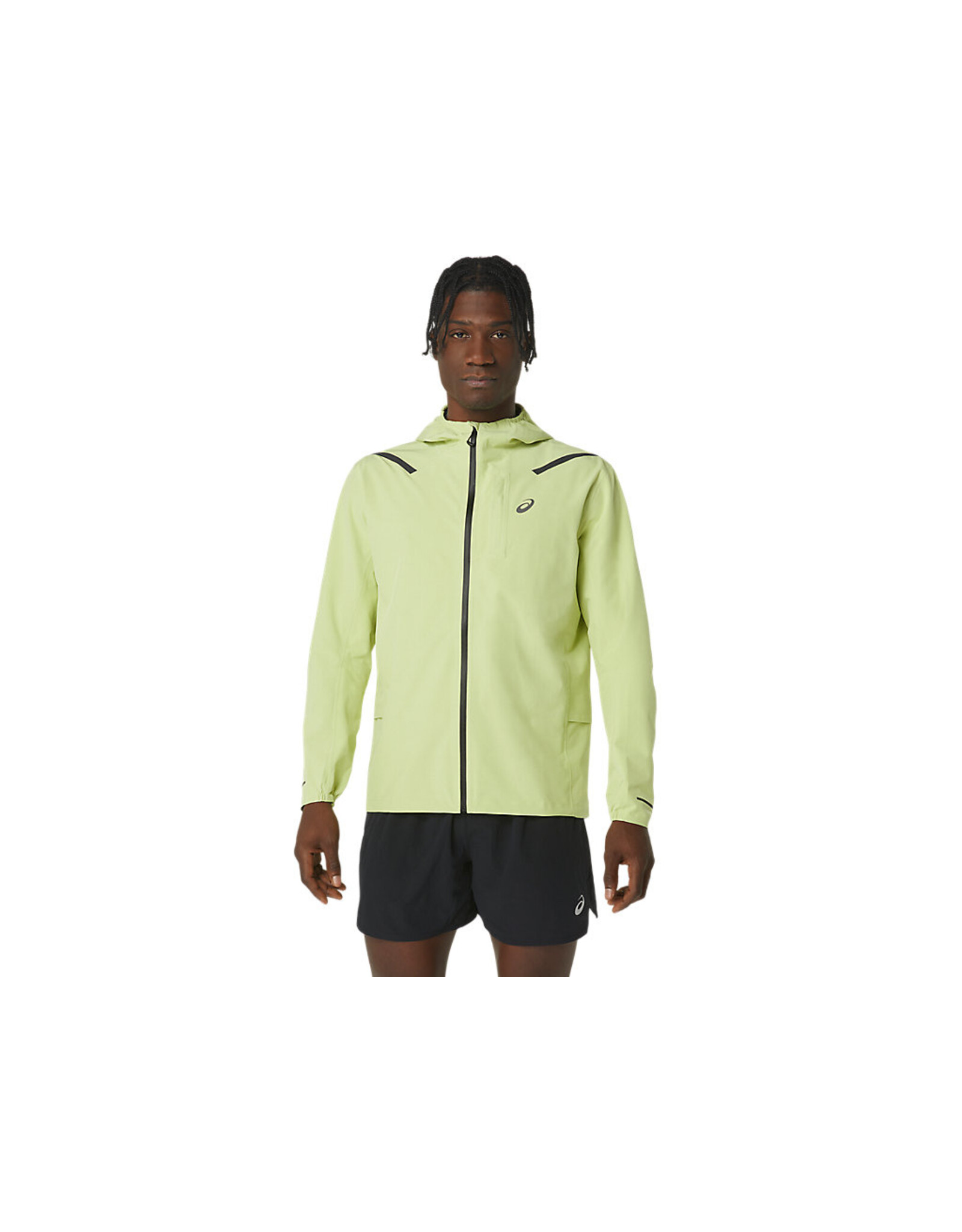 Asics ACCELERATE WATERPROOF 2.0 JACKET-Heren-GLOW YELLOW