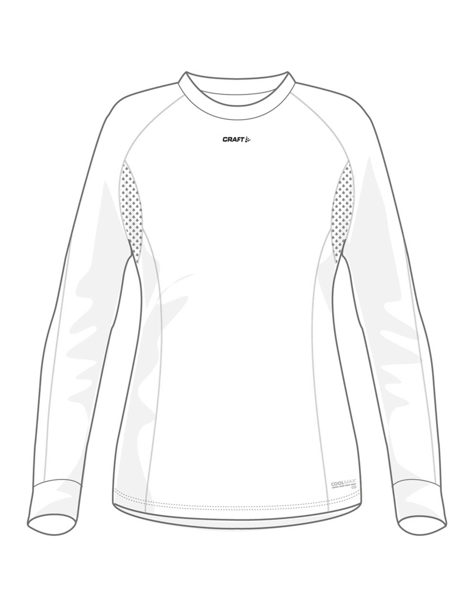 Craft ACTIVE EXTREME X CN LS Dames-WHITE