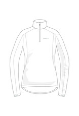 Craft CORE GAIN MIDLAYER Dames-WHITE
