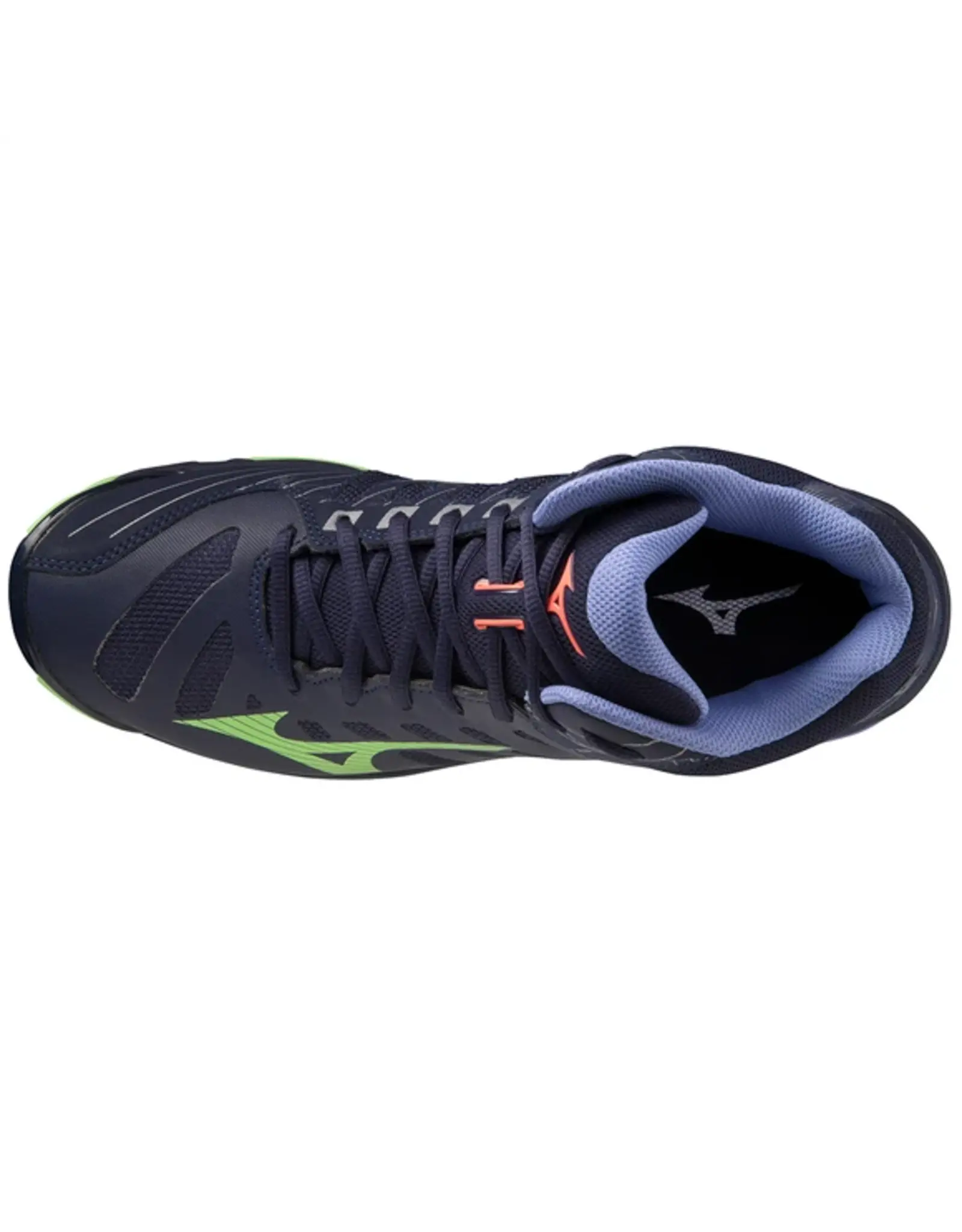 Mizuno WAVE VOLTAGE MID(U)-EveBlue/TechGreen/Iolite