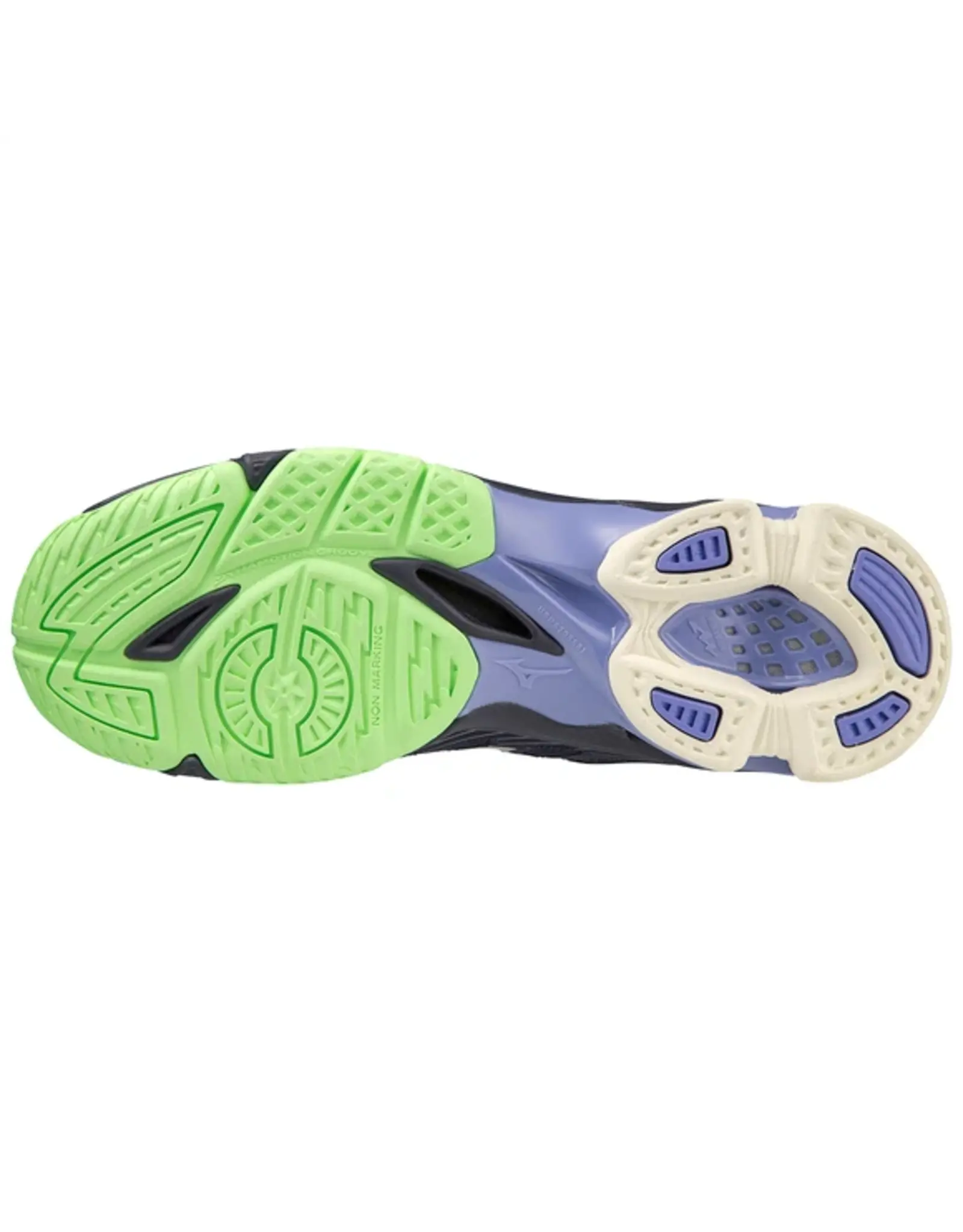 Mizuno WAVE VOLTAGE MID(U)-EveBlue/TechGreen/Iolite