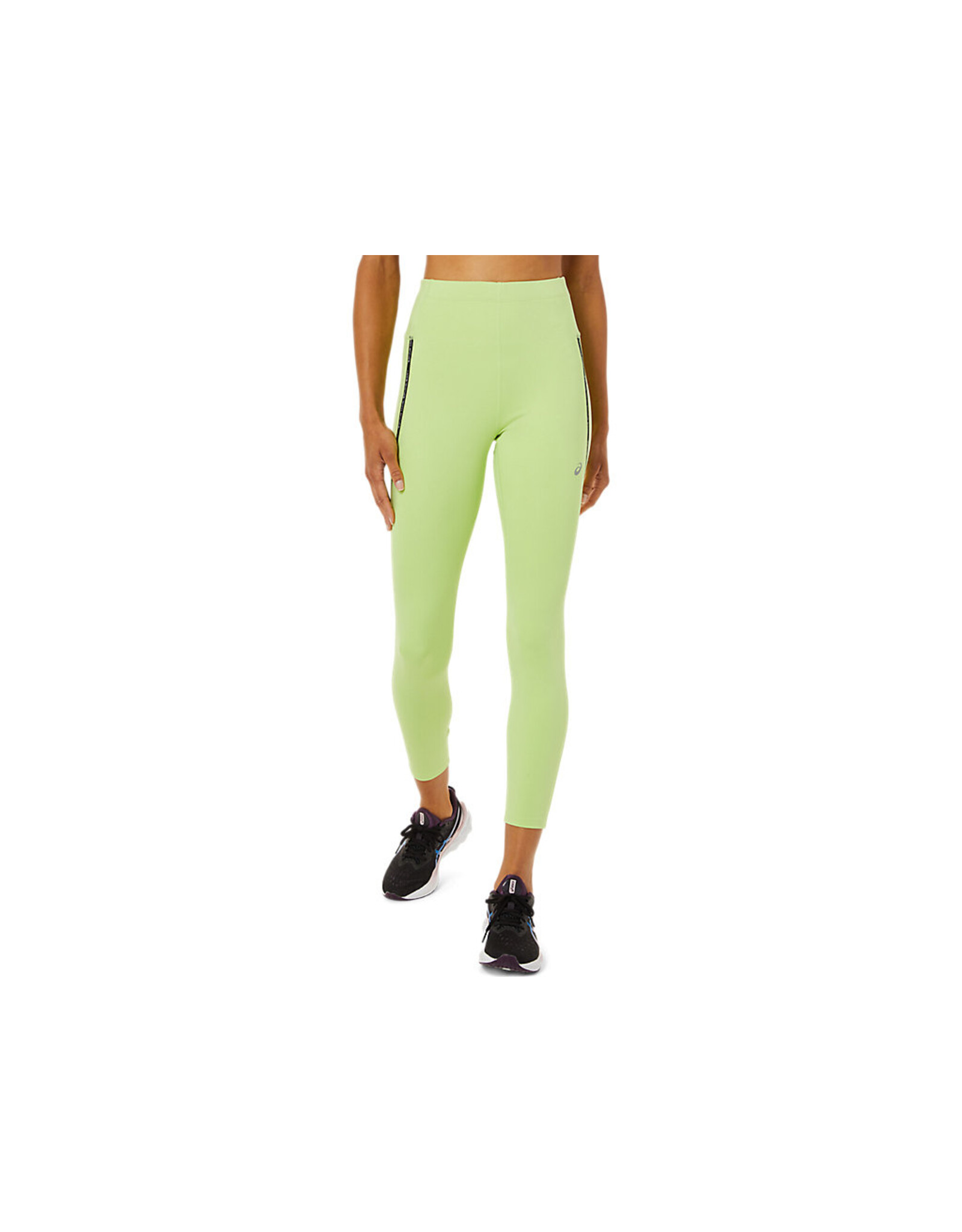 Asics RACE HIGH WAIST TIGHT-Dames-LIME GREEN