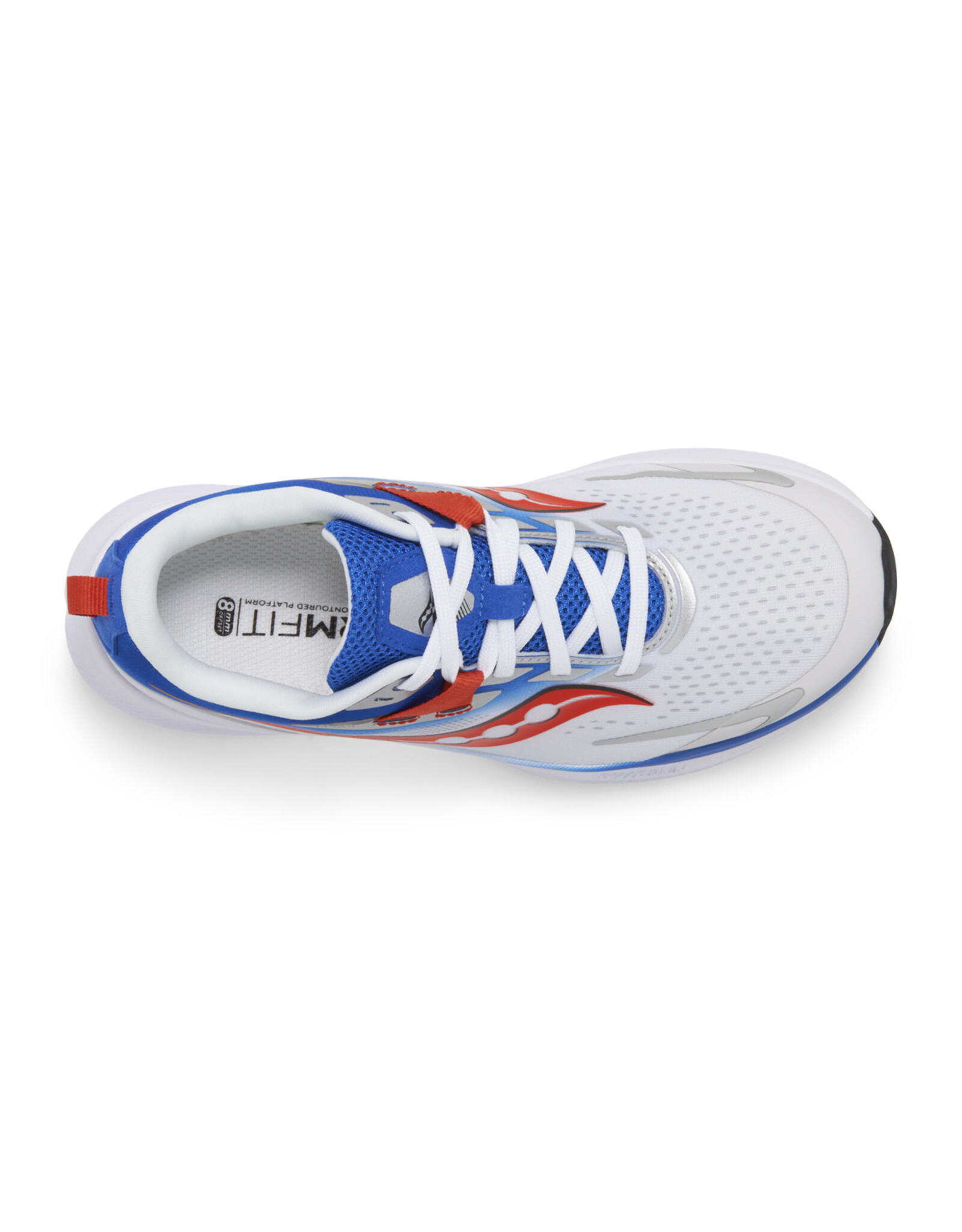 Saucony RIDE 15 -Kinderen-GREY/BLUE/RED