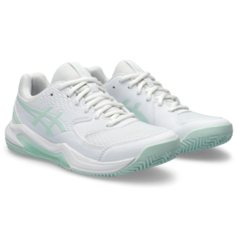 Asics GEL-DEDICATE 8 CLAY-Dames-WHITE/PALE BLUE