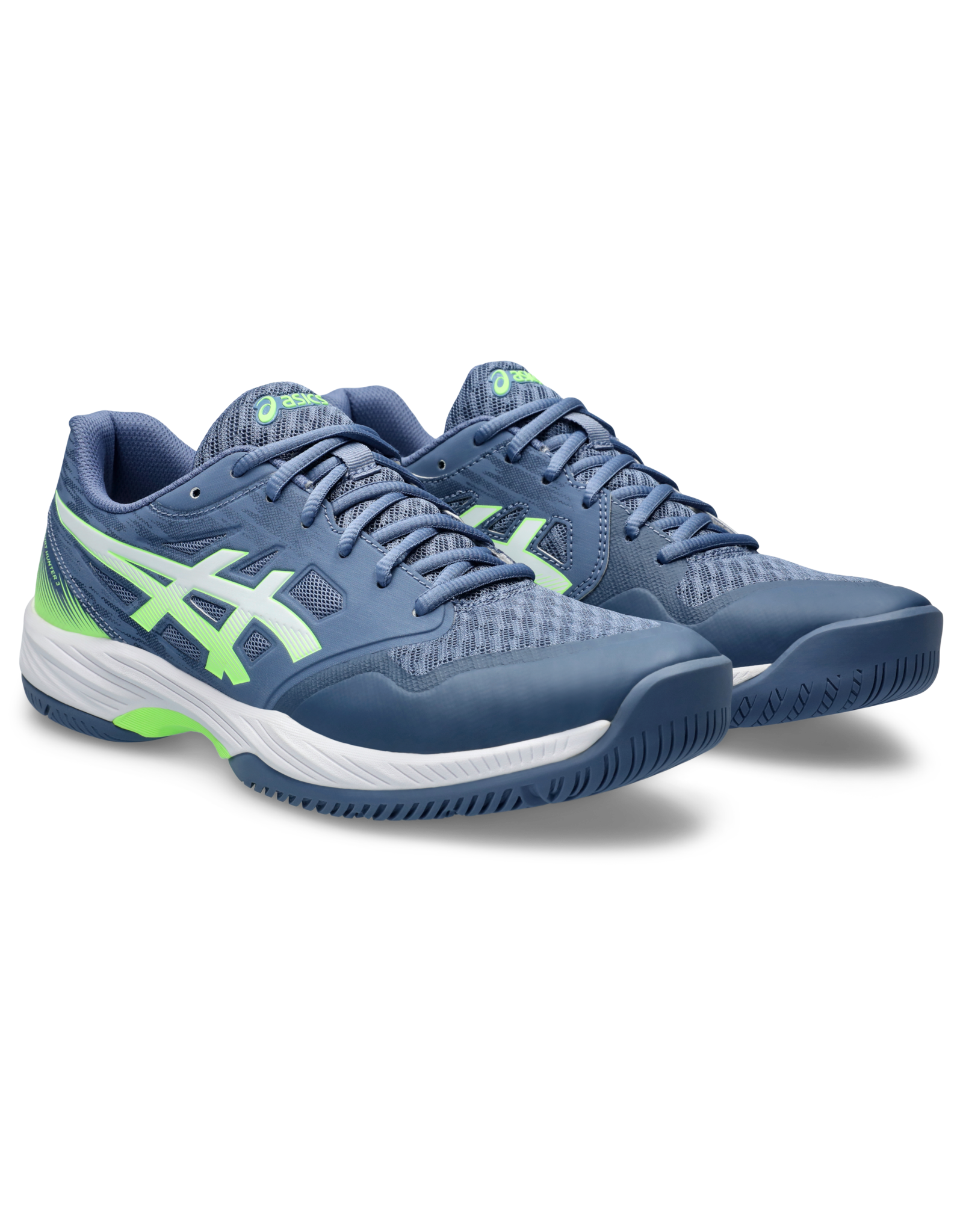 Asics GEL-COURT HUNTER 3-Heren-DENIM BLUE/LIME BURST