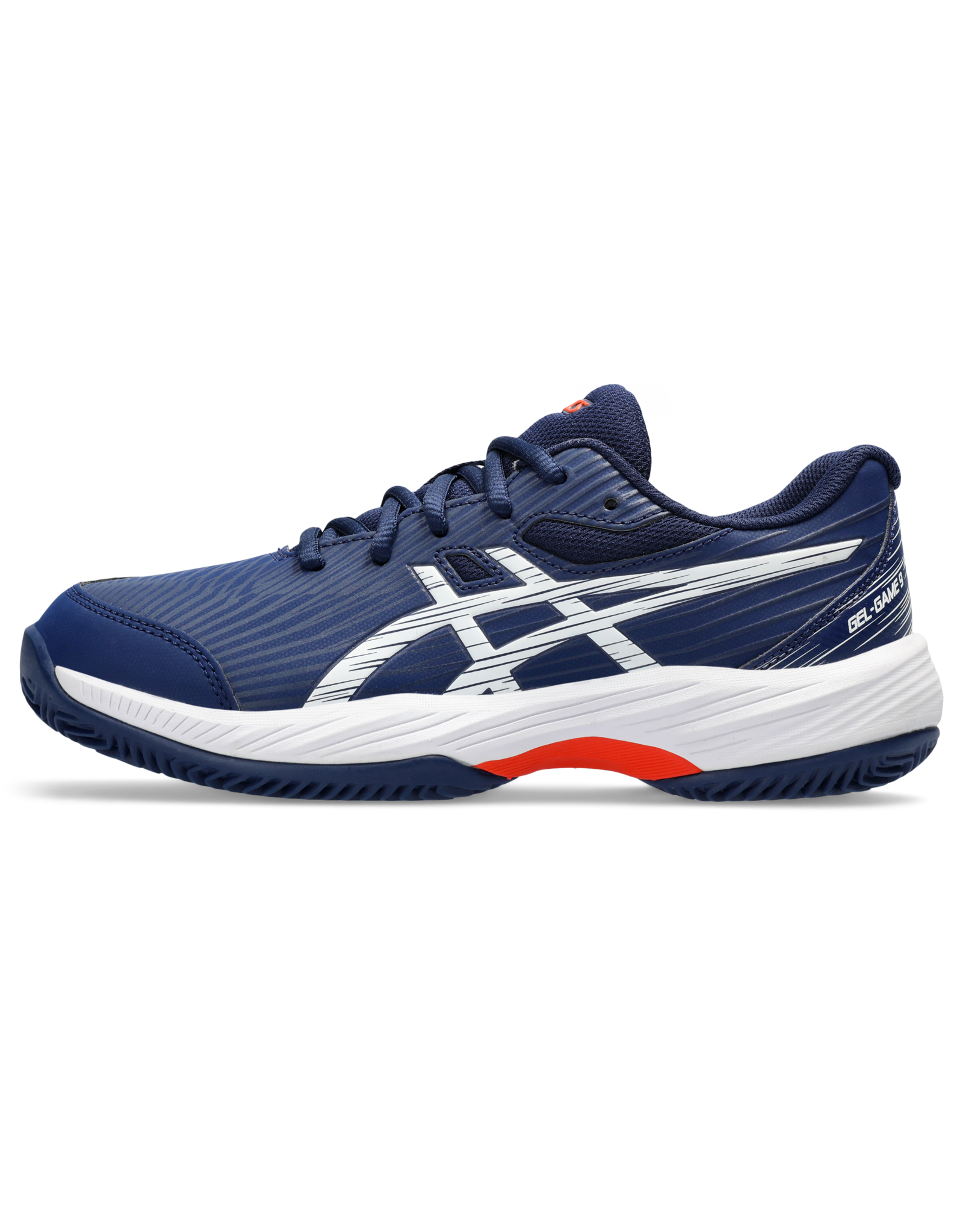 Asics GEL-GAME 9 GS CLAY/OC-Kinderen-BLUE EXPANSE/WHITE