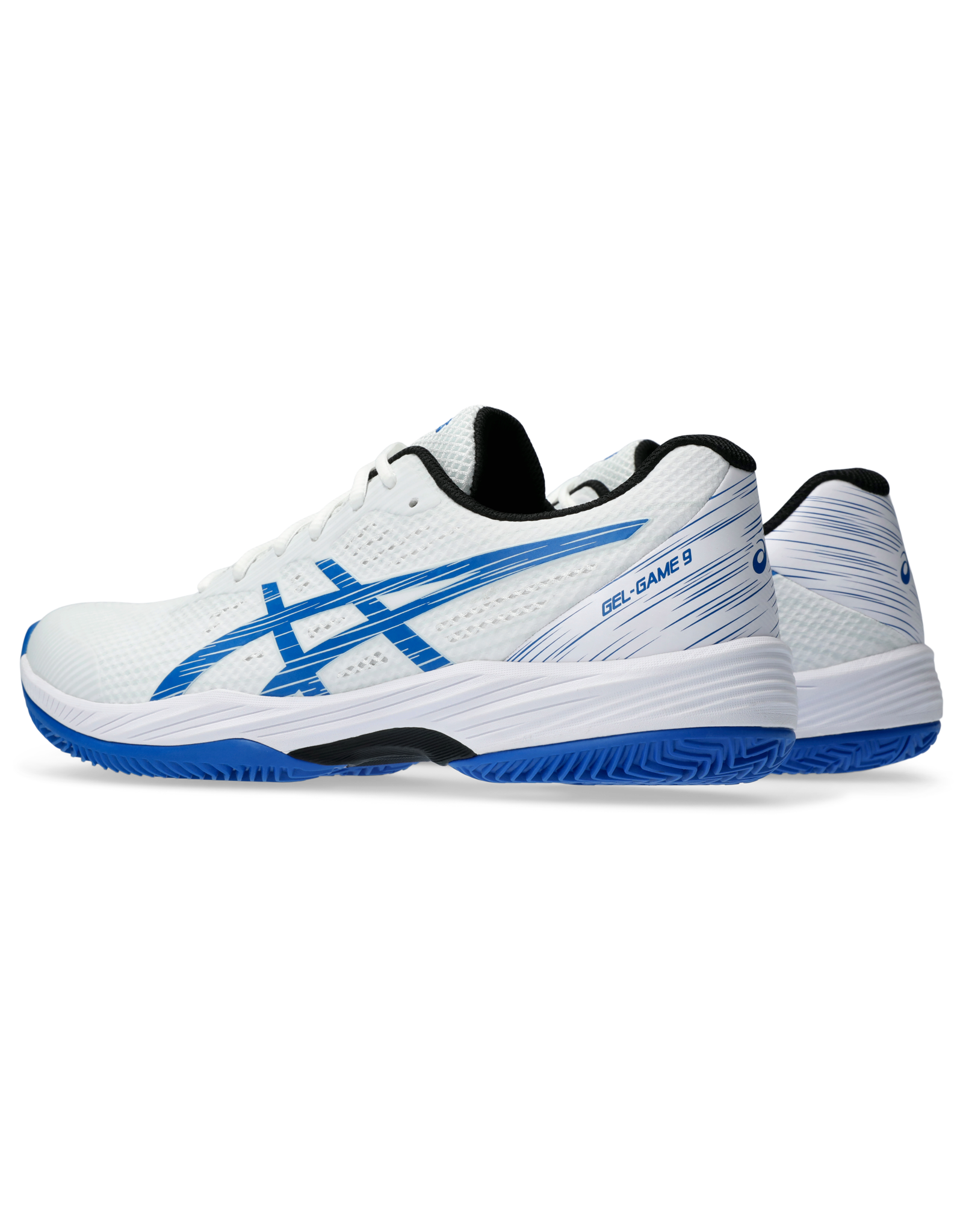 Asics GEL-GAME 9 CLAY/OC-Heren-WHITE/TUNA BLUE