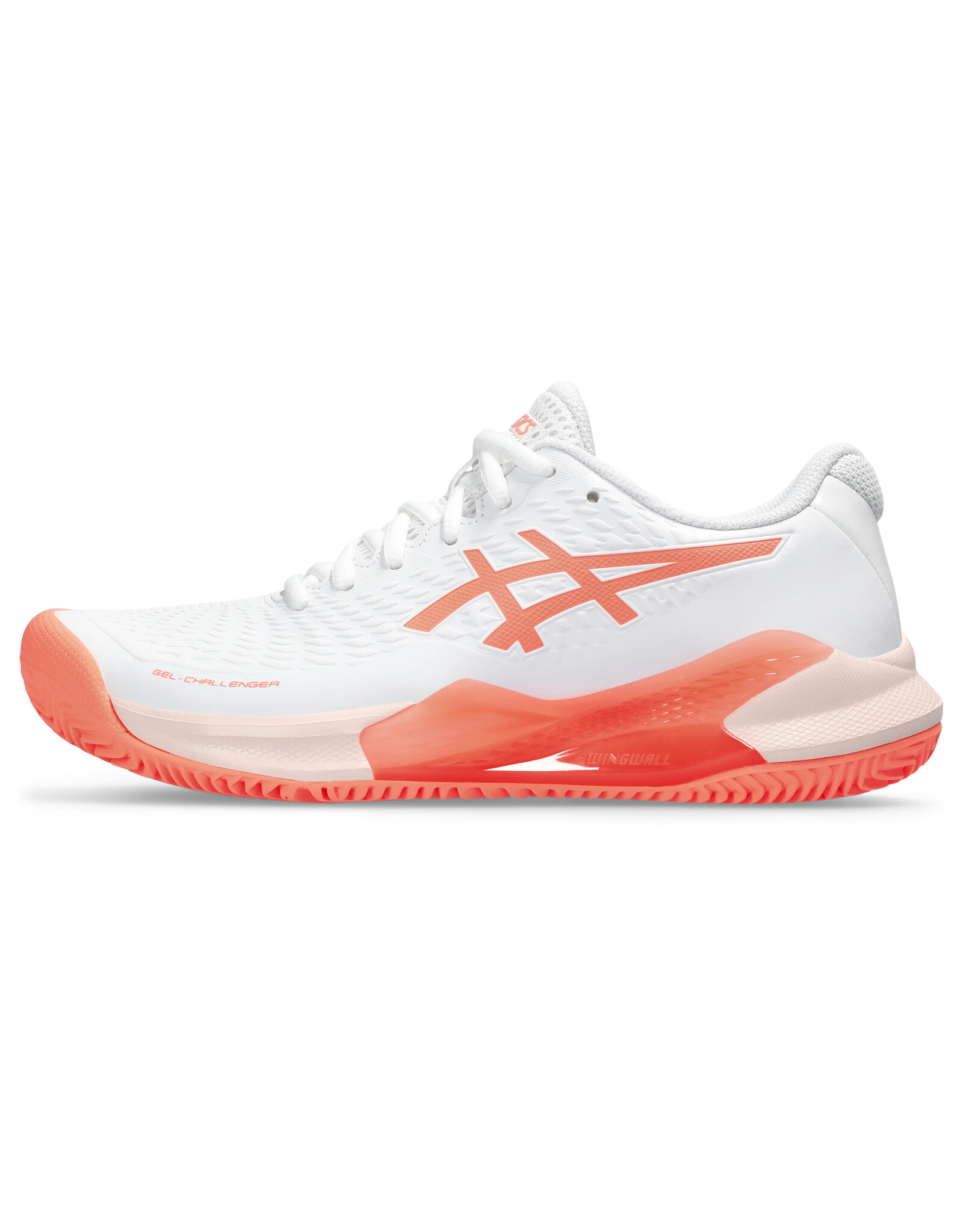 Asics GEL-CHALLENGER 14 CLAY-Dames-WHITE/SUN CORAL