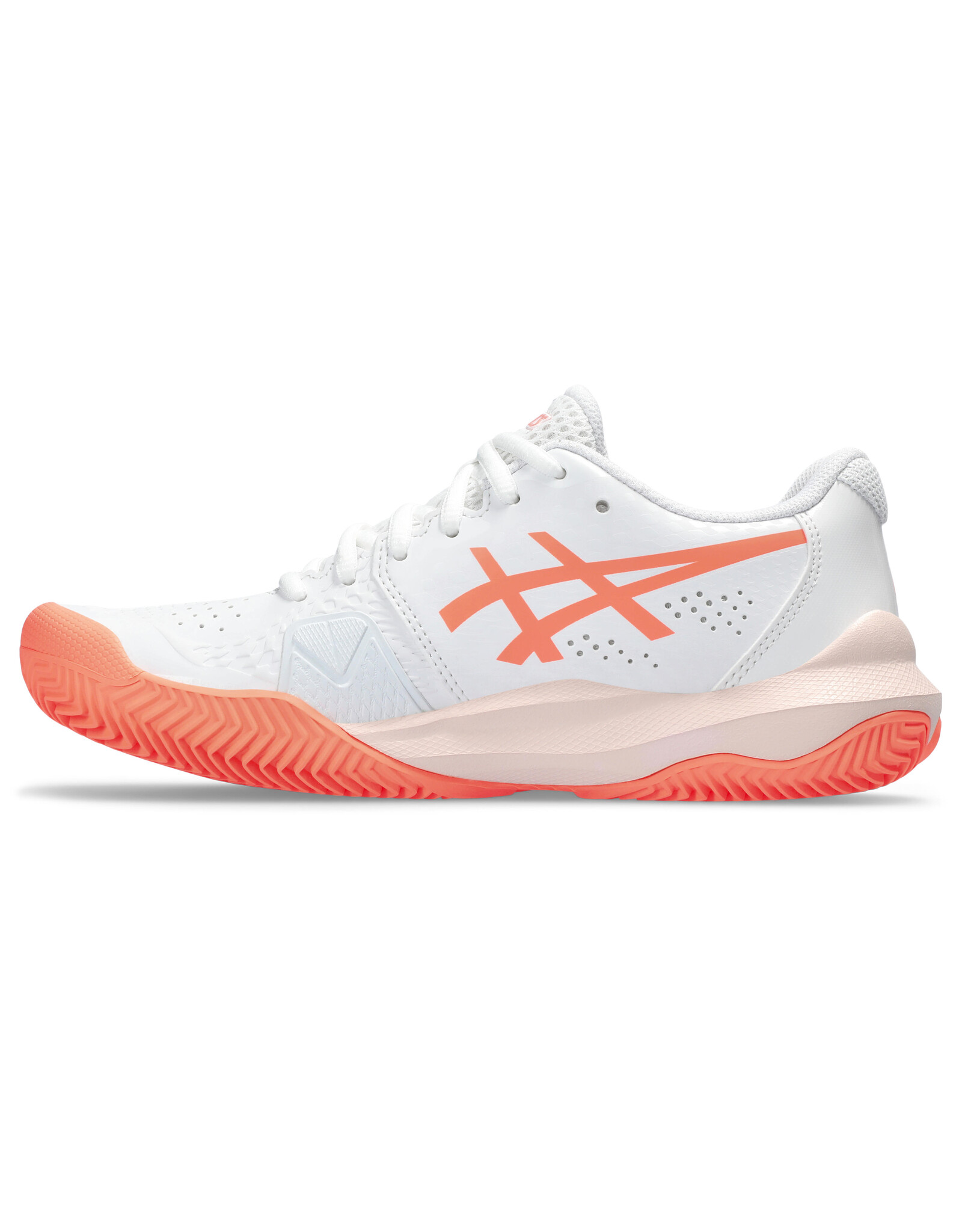 Asics GEL-CHALLENGER 14 CLAY-Dames-WHITE/SUN CORAL