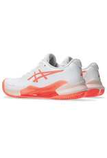 Asics GEL-CHALLENGER 14 CLAY-Dames-WHITE/SUN CORAL