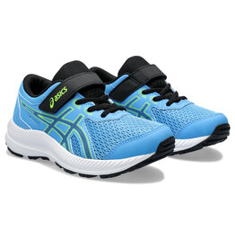 Asics CONTEND 8 PS-Kinderen-WATERSCAPE/BLACK