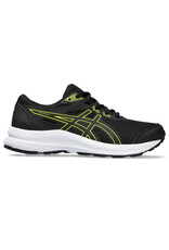 Asics CONTEND 8 GS-Kinderen-BLACK/BRIGHT YELLOW