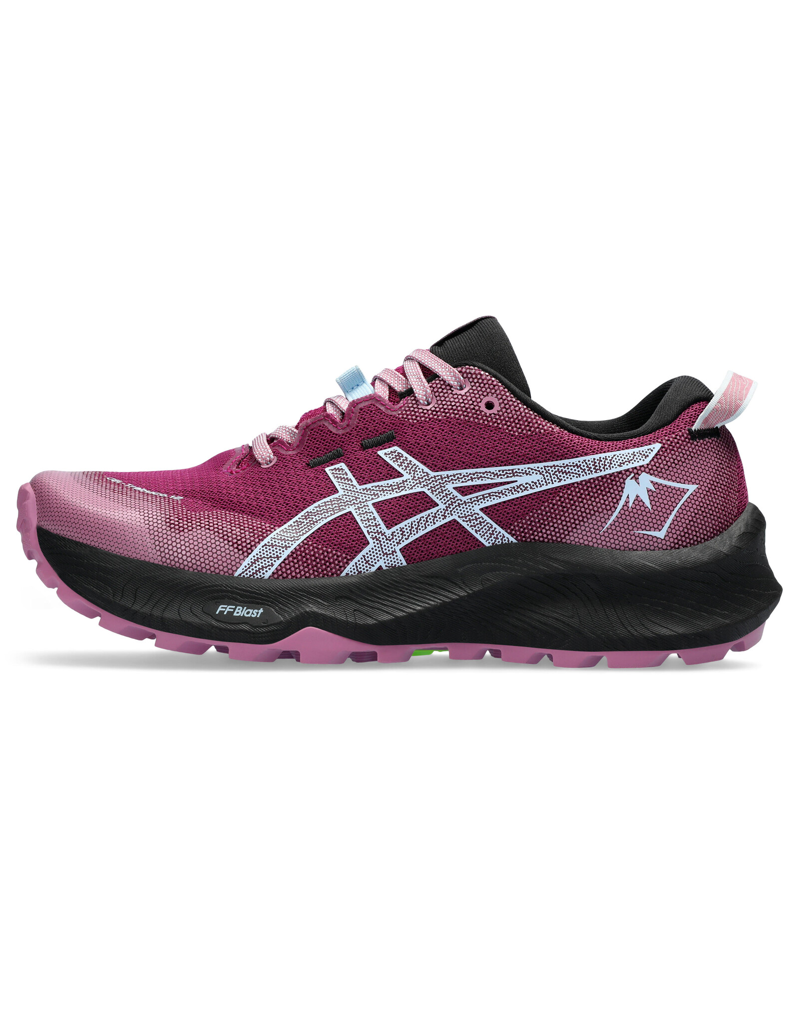 Asics GEL-Trabuco 12-Dames-BLACKBERRY/LIGHT BLUE