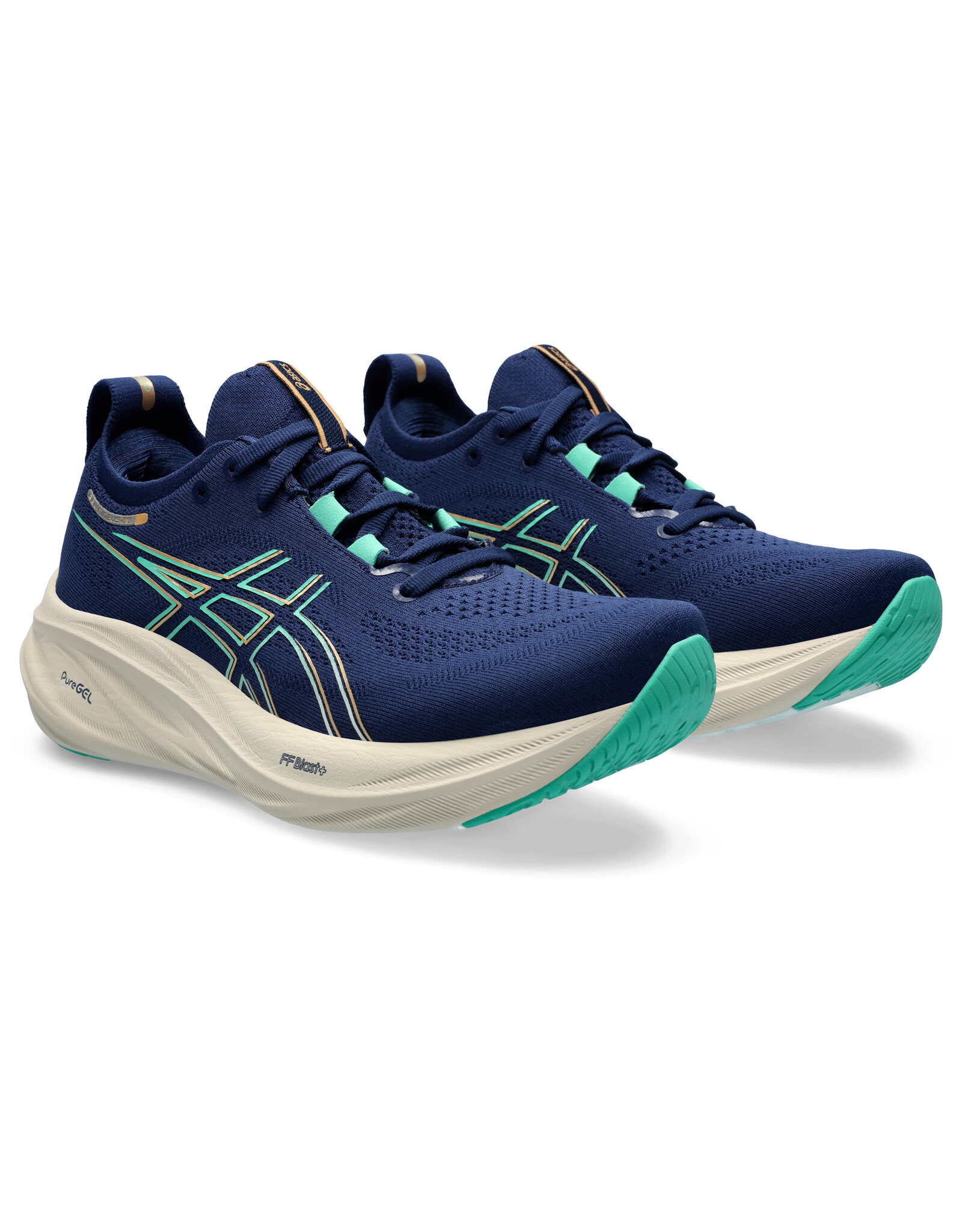 Asics GEL-NIMBUS 26-Dames-BLUE EXPANSE/AURORA GREEN