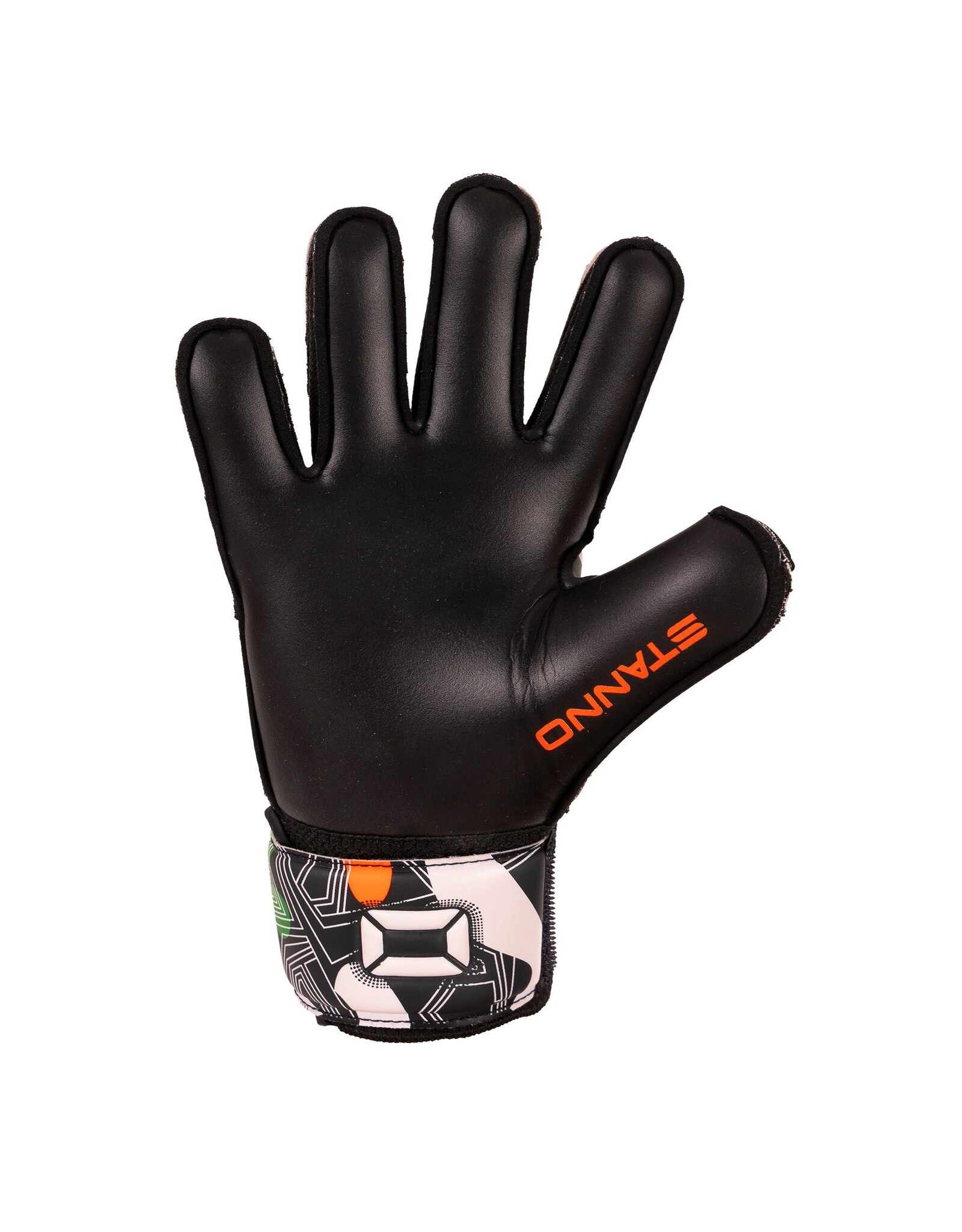 Stanno Jungle Goalkeeper Gloves JR-Black-Green-Orange