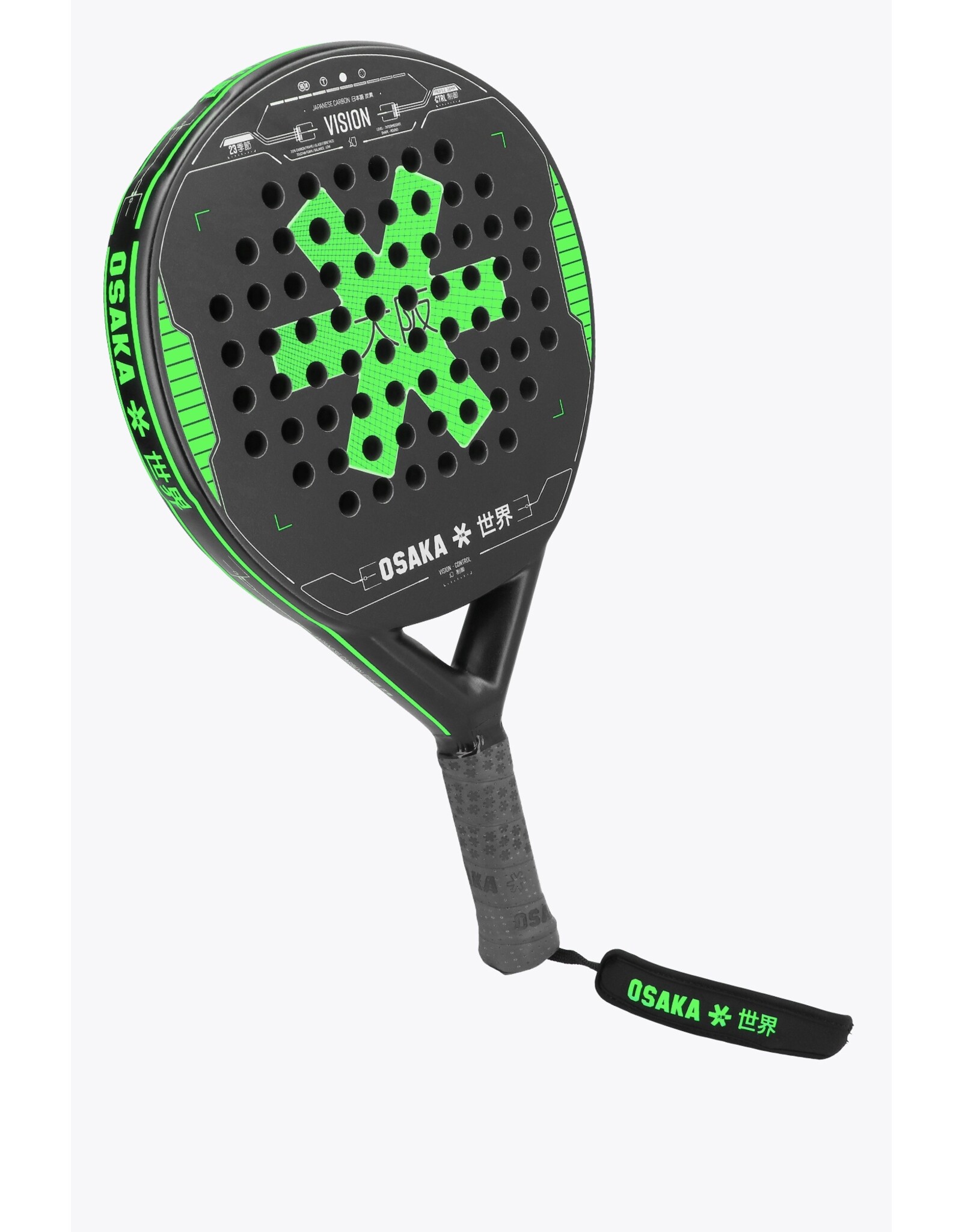 Osaka VISION PADEL RACKET CONTROL-ICONIC BLACK