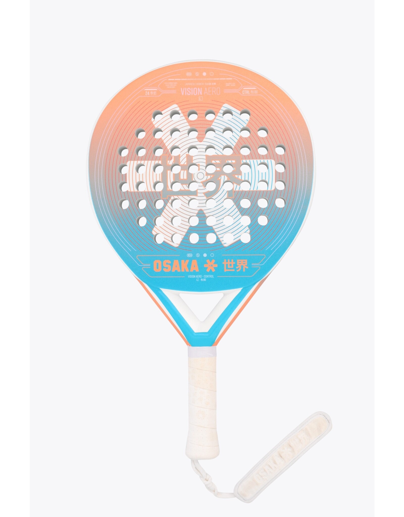 Osaka VISION AERO RACKET - CONTROL-ORANGE-BLUE