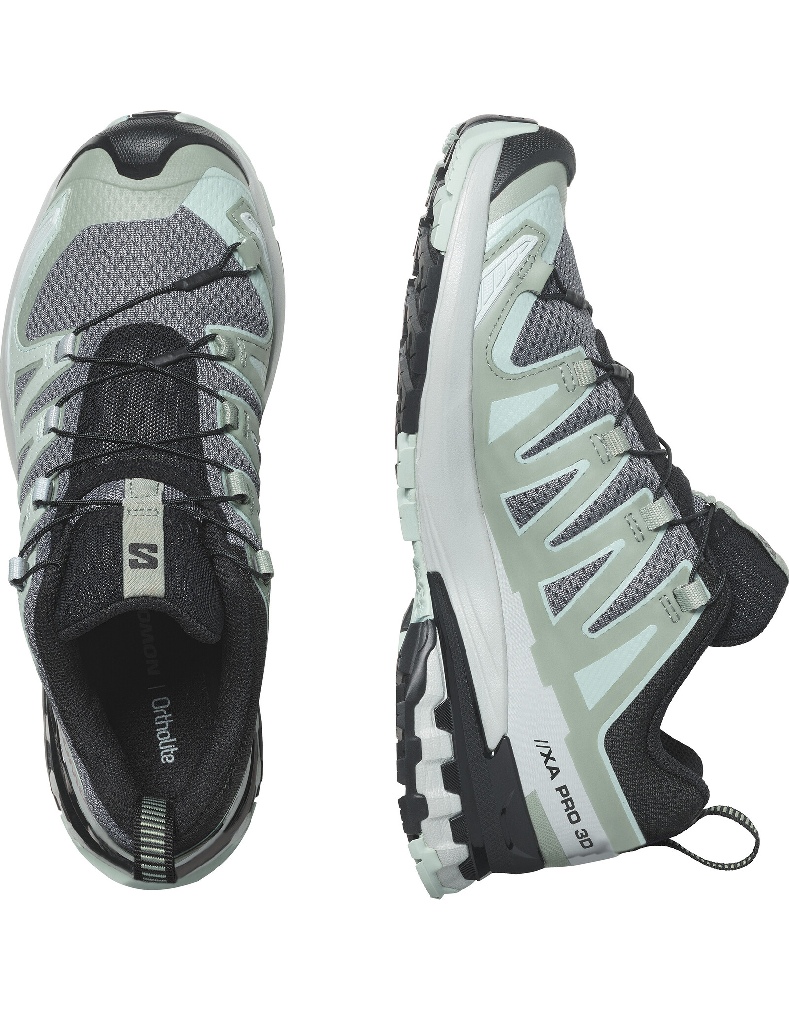 Salomon XA PRO 3D V9 Dames-Quiet Shade / Lily Pad / Blue Haze