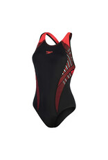 Speedo ECO+ PLASTISOL LANEBACK BLA/RED