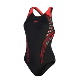 Speedo ECO+ PLASTISOL LANEBACK BLA/RED