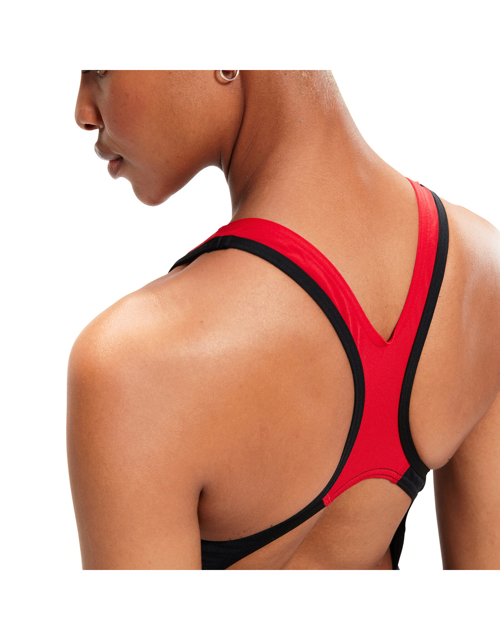 Speedo ECO+ PLASTISOL LANEBACK BLA/RED