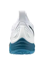 Mizuno SHOE WAVE MOMENTUM-Heren-White/Sailor Blue/Silver