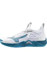 Mizuno SHOE WAVE MOMENTUM-Heren-White/Sailor Blue/Silver