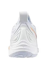 Mizuno WAVE MOMENTUM 3-Dames-White/NavyPeony/PeachParfait