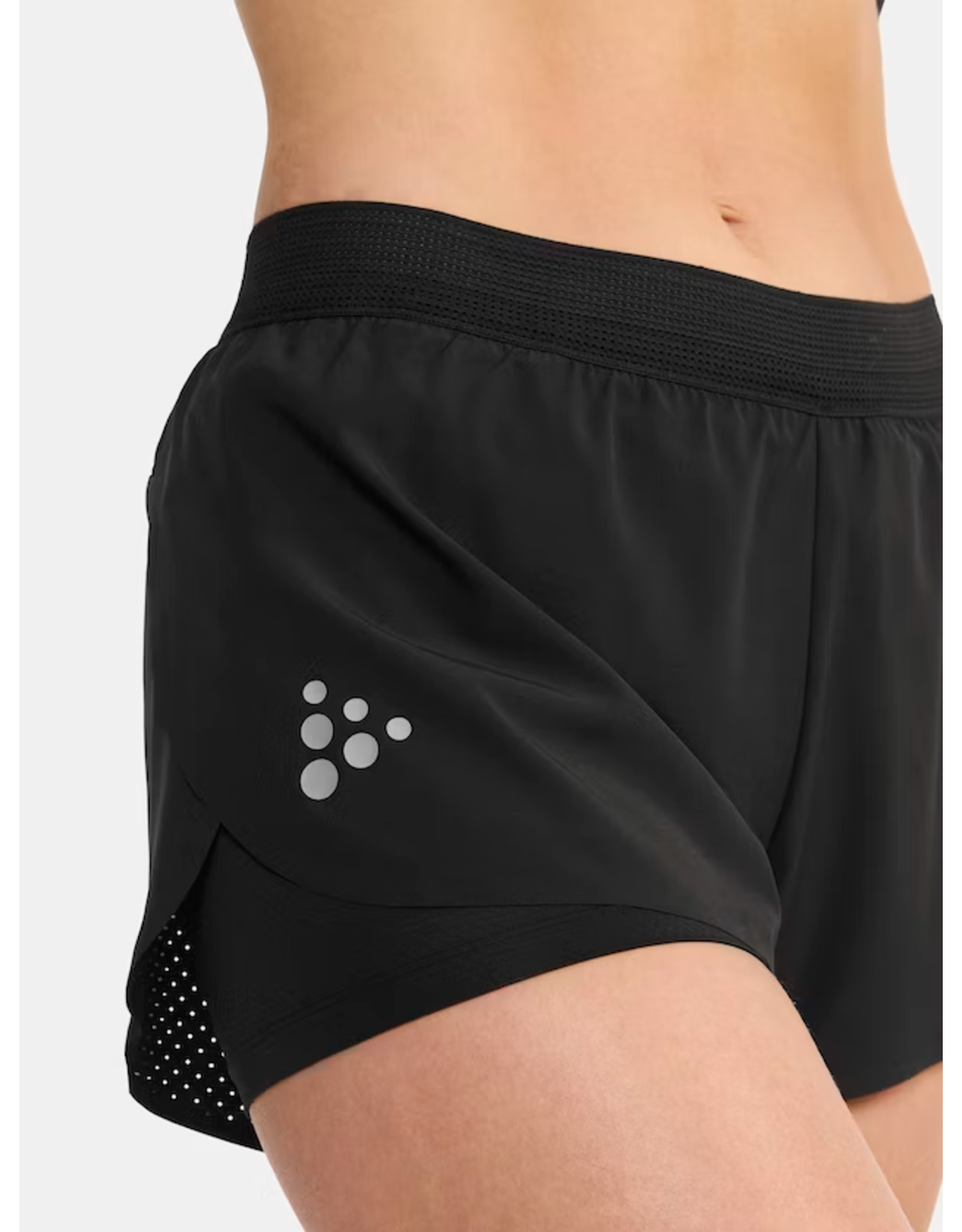 Craft PRO HYPERVENT SPLIT SHORTS 2 W-Dames-Black