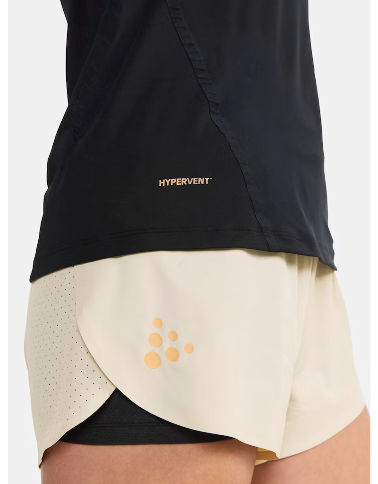 Craft PRO HYPERVENT TEE 2 W-Dames-Black