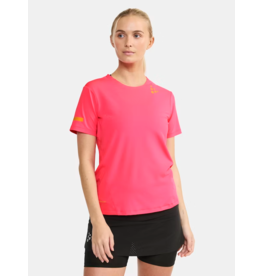 Craft PRO HYPERVENT TEE 2 W-Dames-FUCHSIA