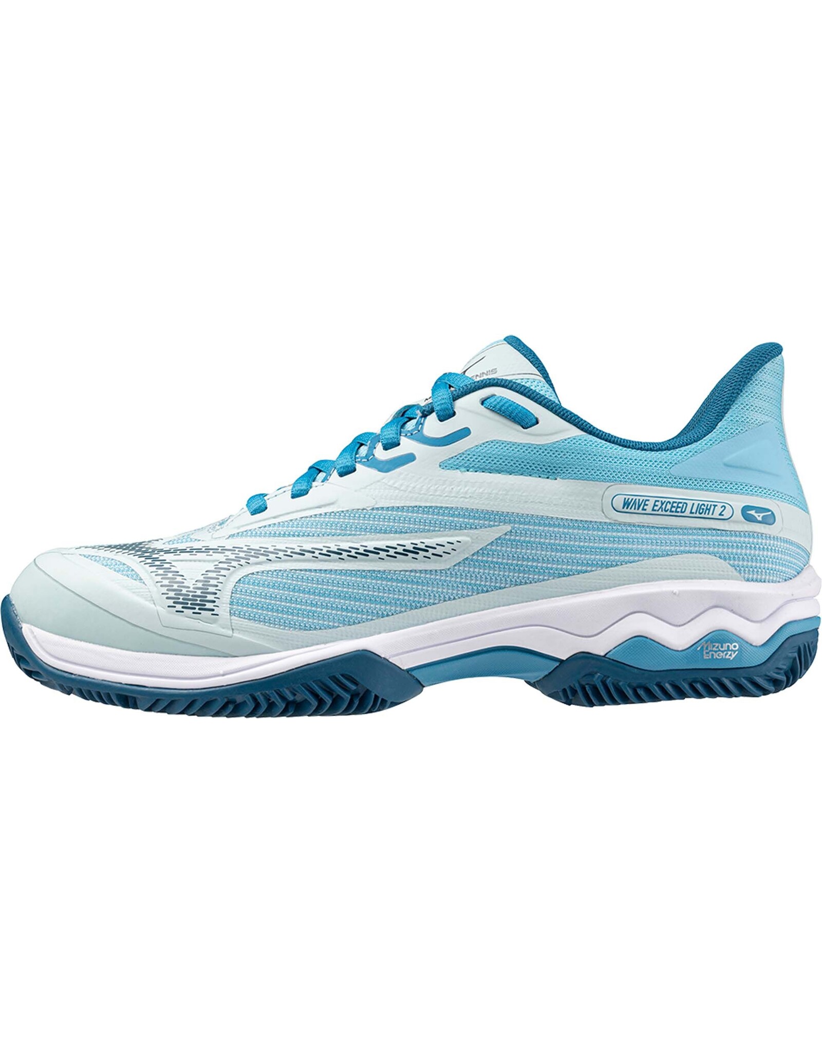 Mizuno WAVE EXCEED LIGHT 2-Dames-Blue Glow/Moroccan Blue/Blue T