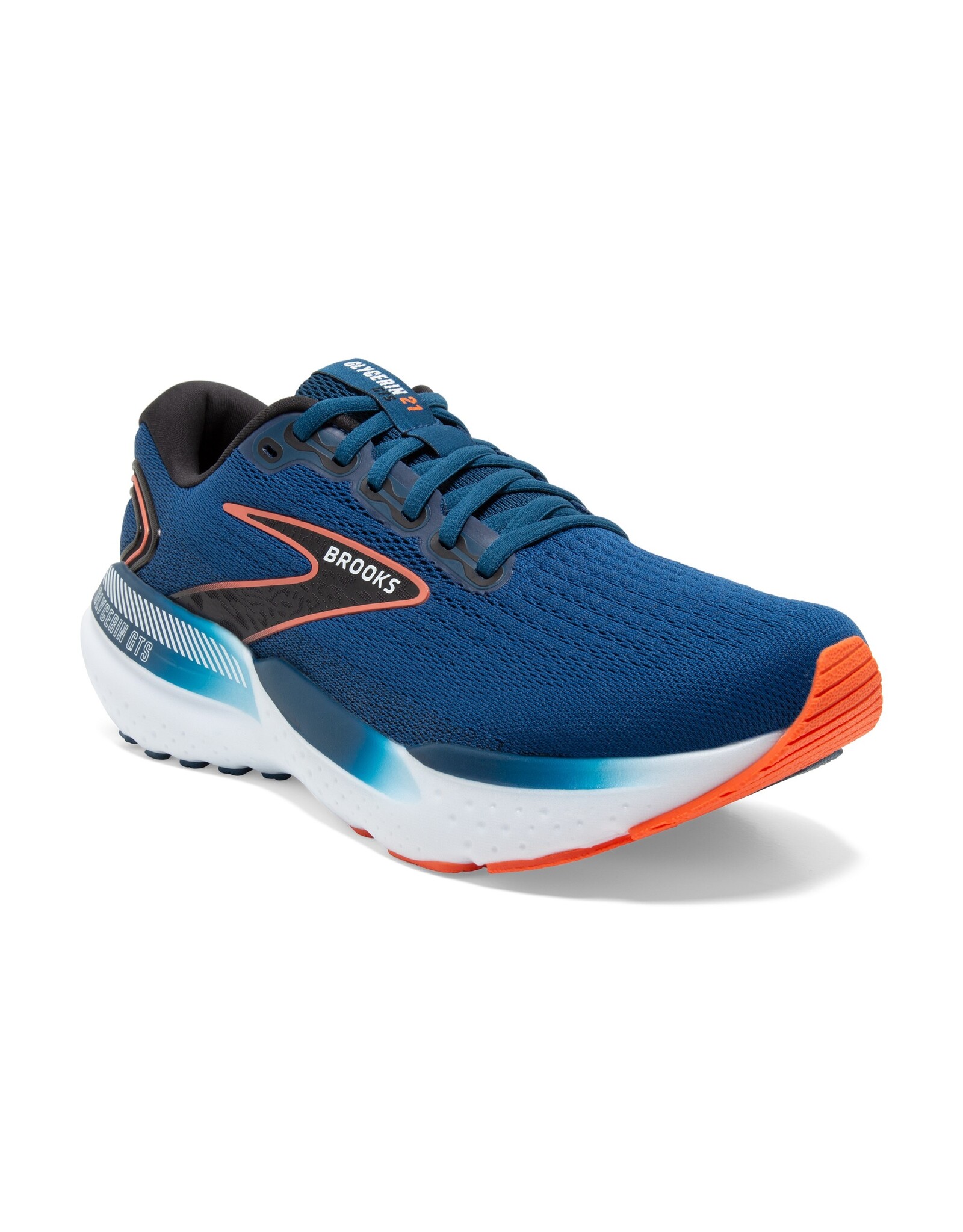 Brooks Glycerin GTS 21-Heren-Blue Opal/Black/Nasturtium